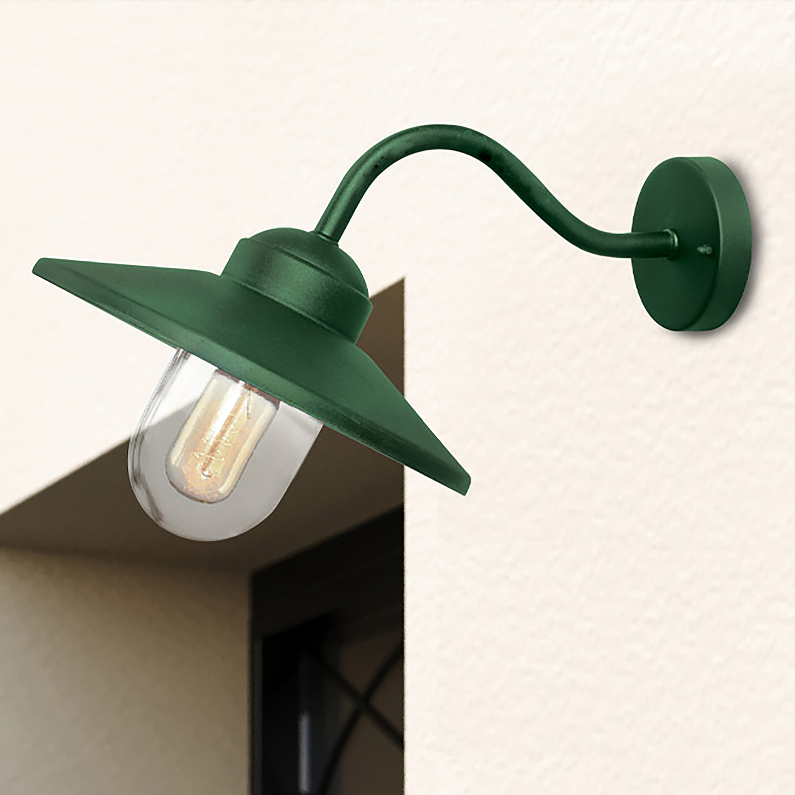 home24 Wandlamp Klampenborg type A groen
