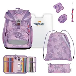 DerDieDas ErgoFlex Light Schulrucksack Set Safari Vibes 6-teilig