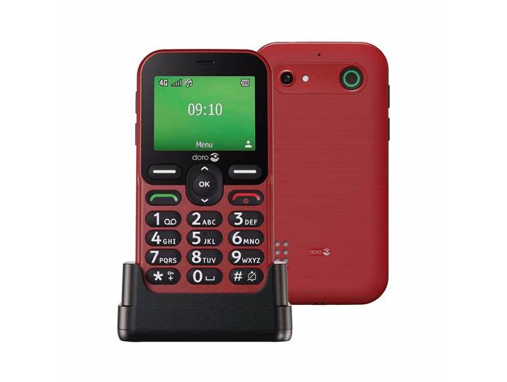 Doro Leva E10 RED Mobiltelefon – Diverse Smartphones & Handys – rot
