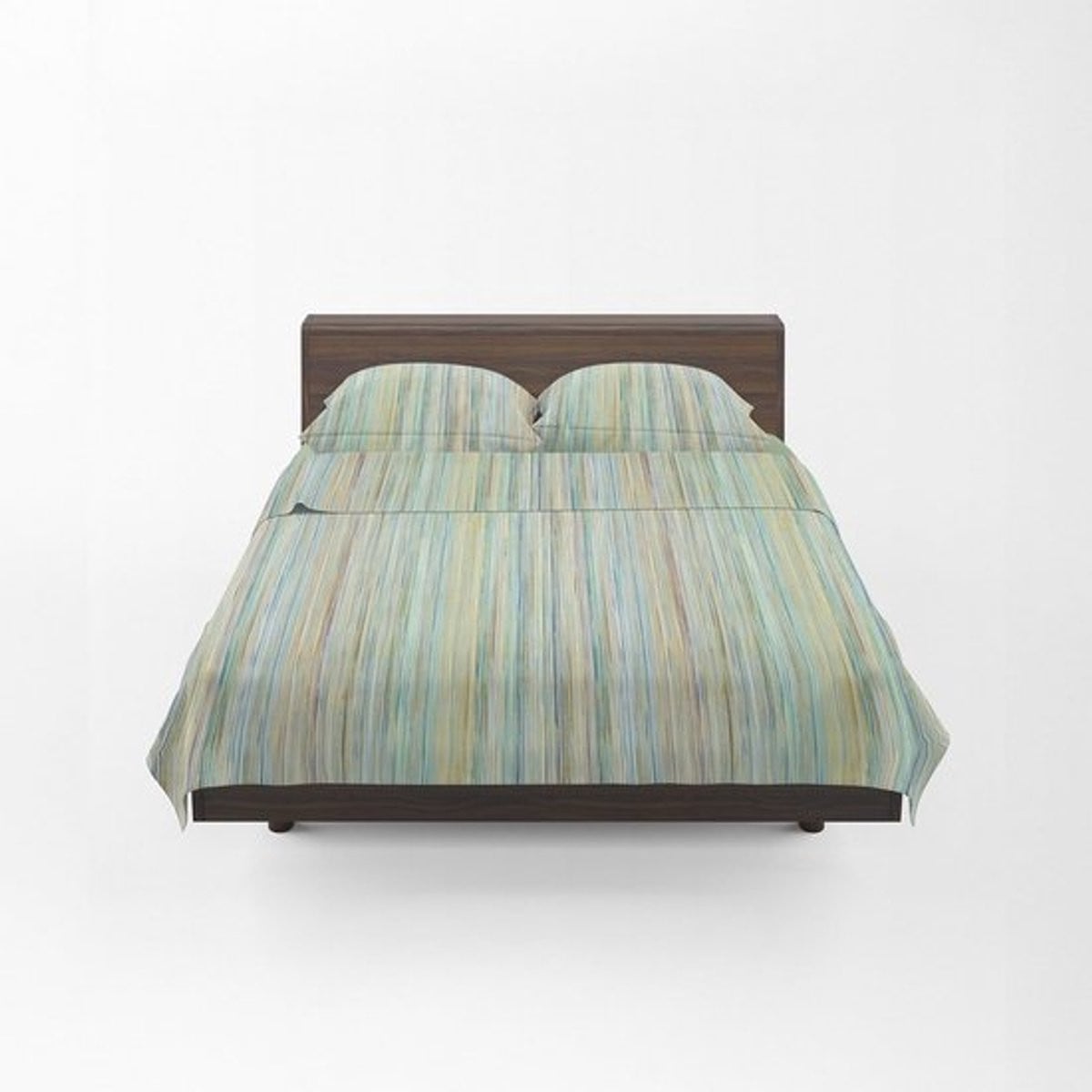 Luxe Katoenen Beddengoed Set voor Eenpersoonsbed met Percale Dekbedovertrek en Hoeslaken