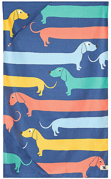 DOCK & BAY Hundehandtuch 120x70cm Go Long Large bunt B