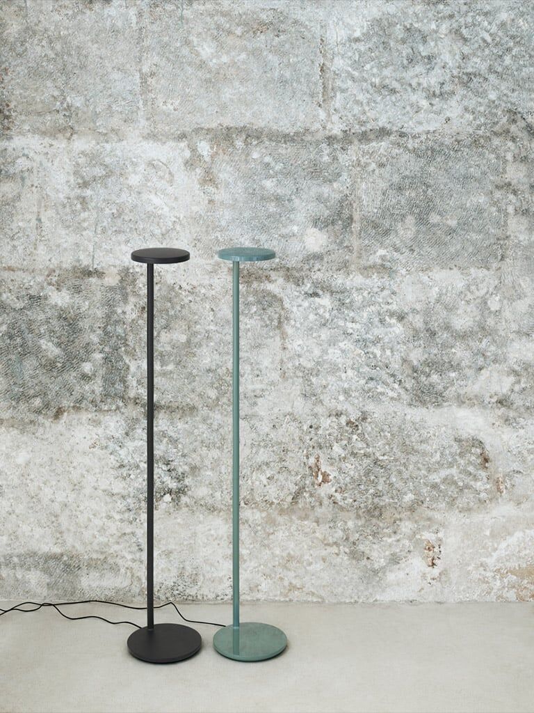 Flos Oblique Floor Stehleuchte (salbei glänzend, neutral-weiß (4000 K)) salbei glänzend   neutral-weiß (4000 K)