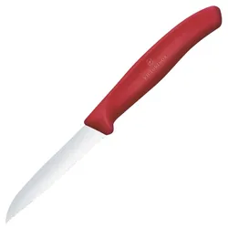 VICTORINOX Kochmesser Swiss Classic silber, rot glänzend, poliert