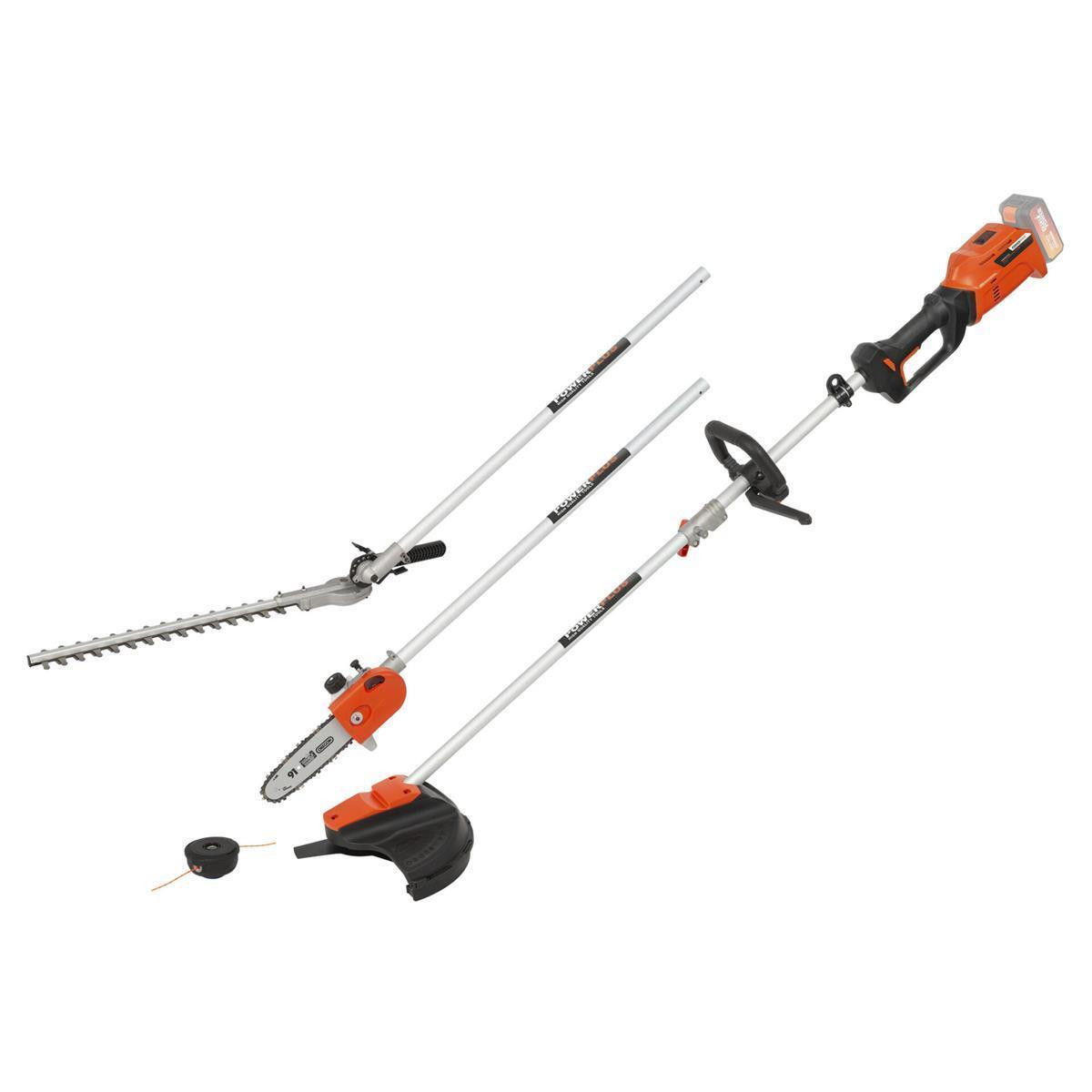 Powerplus POWDPG7553 Multifunctionele heggenschaar en grasmaaier 40V Li-Ion 4-in-1 (zonder batterij)