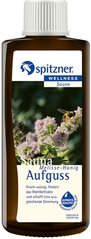Spitzner Saunaaufguss Melisse Honig Wellness 190 ml Konzentrat
