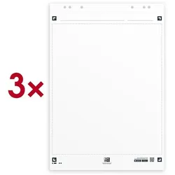 Oxford Flipchart-Papier »Smart Chart« blanko 20 Blatt gesamt weiß, 65x98 cm