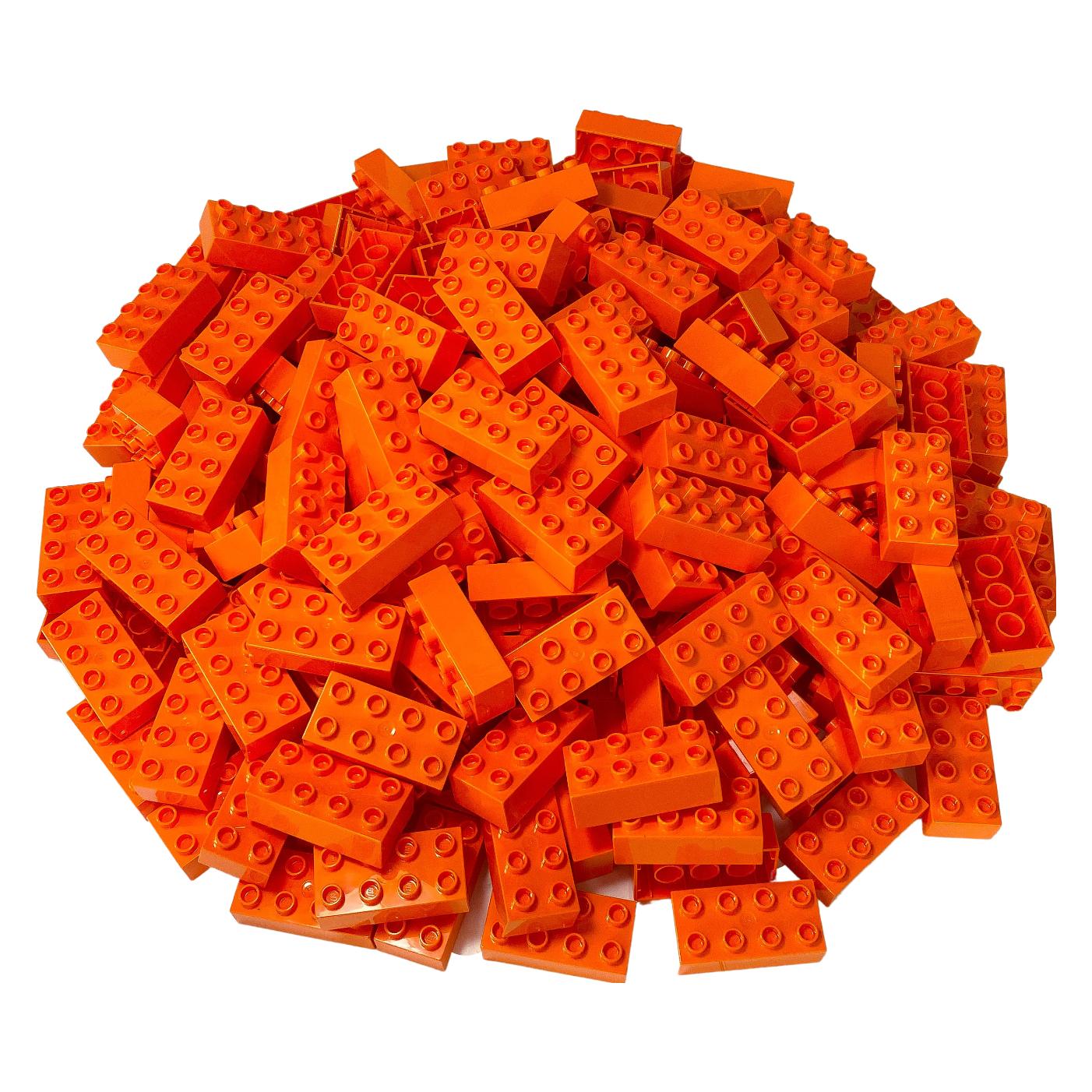 LEGO Duplo 2x4 Steine Orange - 50 Stück - Grundbausteine 3011 NEU (3011) (3011)