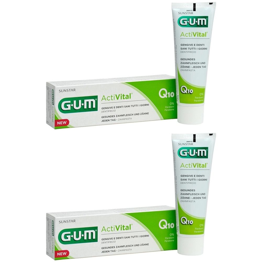 GUM Activital Zahnpasta x2 2x75 ml