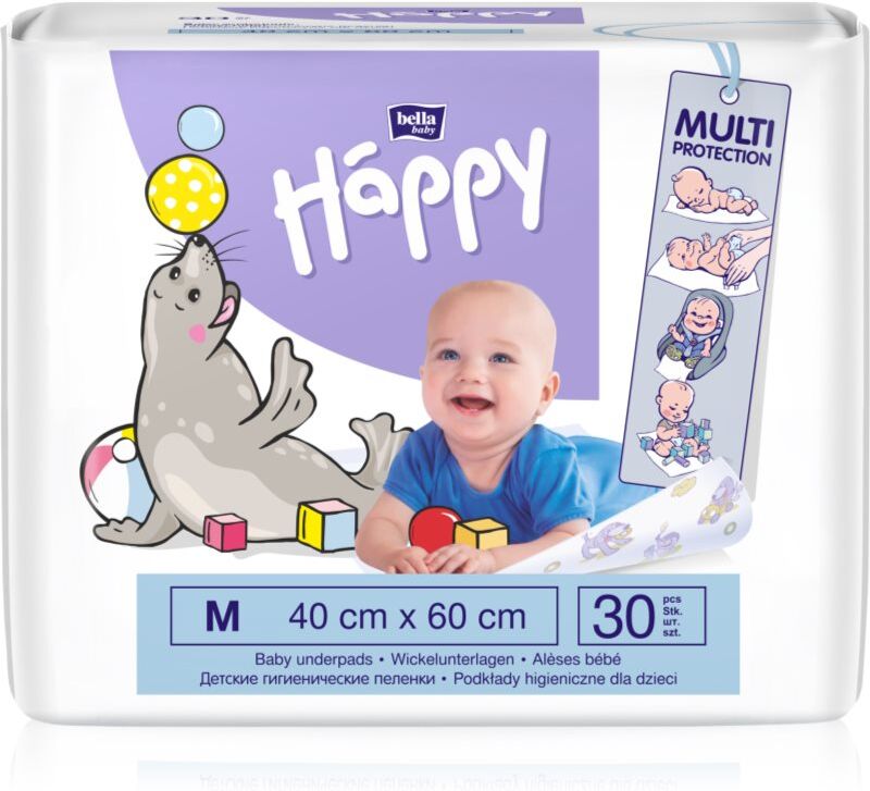 BELLA Baby Happy Baby Underpads Einweg-Wickelunterlagen 40x60 cm 30 St.