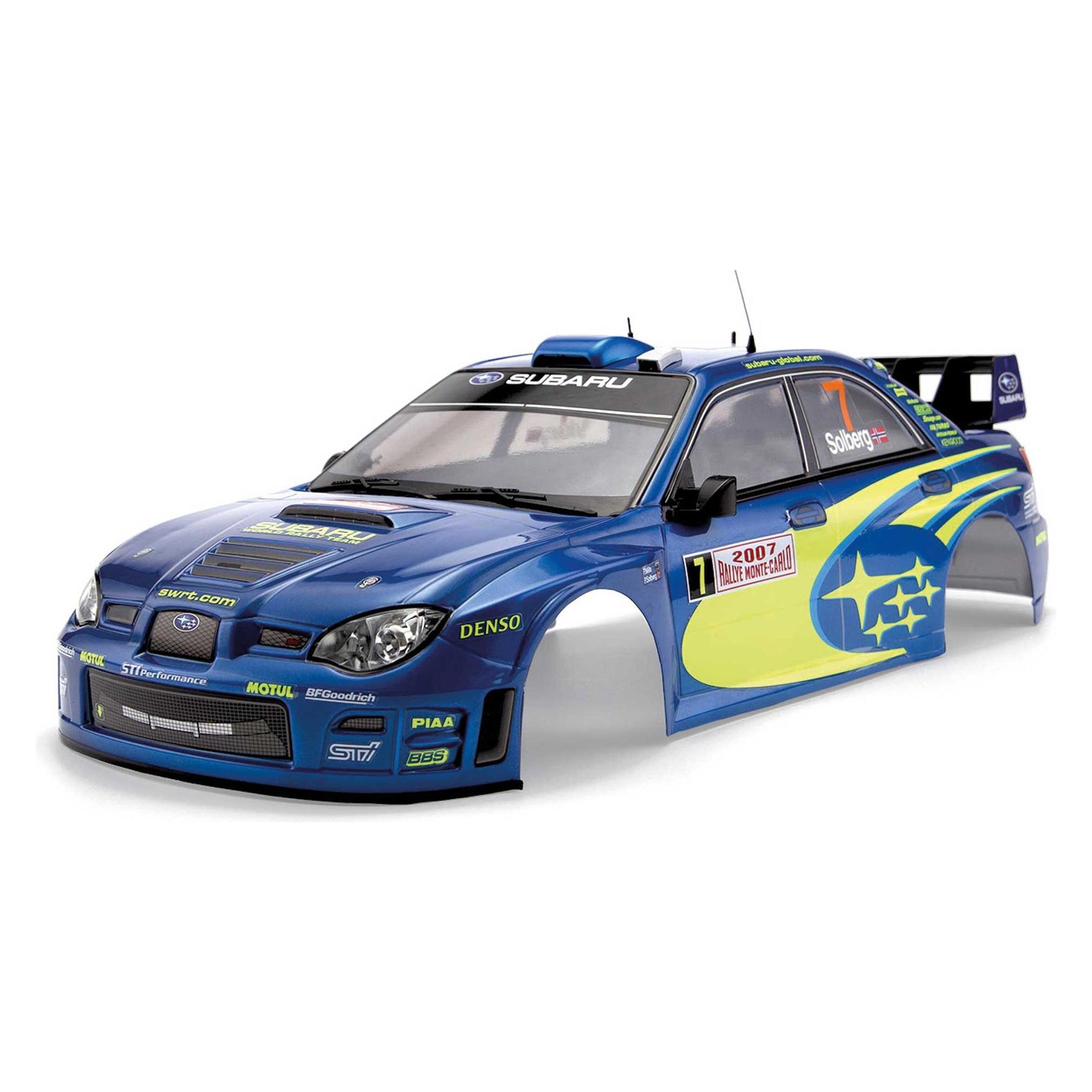 killerbody karosserie subaru impreza wrc 2007 blau lackiert 195mm rtu (KB48762)