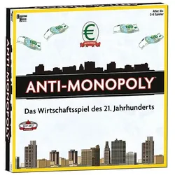 Piatnik PIA311850 - Anti Monopoly Spiel - Brettspiel, für 2-6 Spieler, ab 8 Jahren (DE-Ausgabe) (Deutsch, 2 - 6 Spieler)