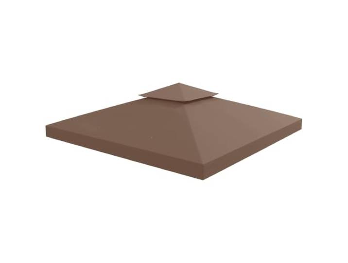 Outsunny Ersatzdach für Pavillon 3x3 m Wasserdicht Pavillondach Kaffee