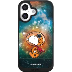 Nivocase Handyhülle für Apple iPhone 16 Hülle NIVOpure Case Schwarz Astronaut Offizielles Lizenzprodukt (Apple iPhone 16), Smartphone Hülle, Schwarz