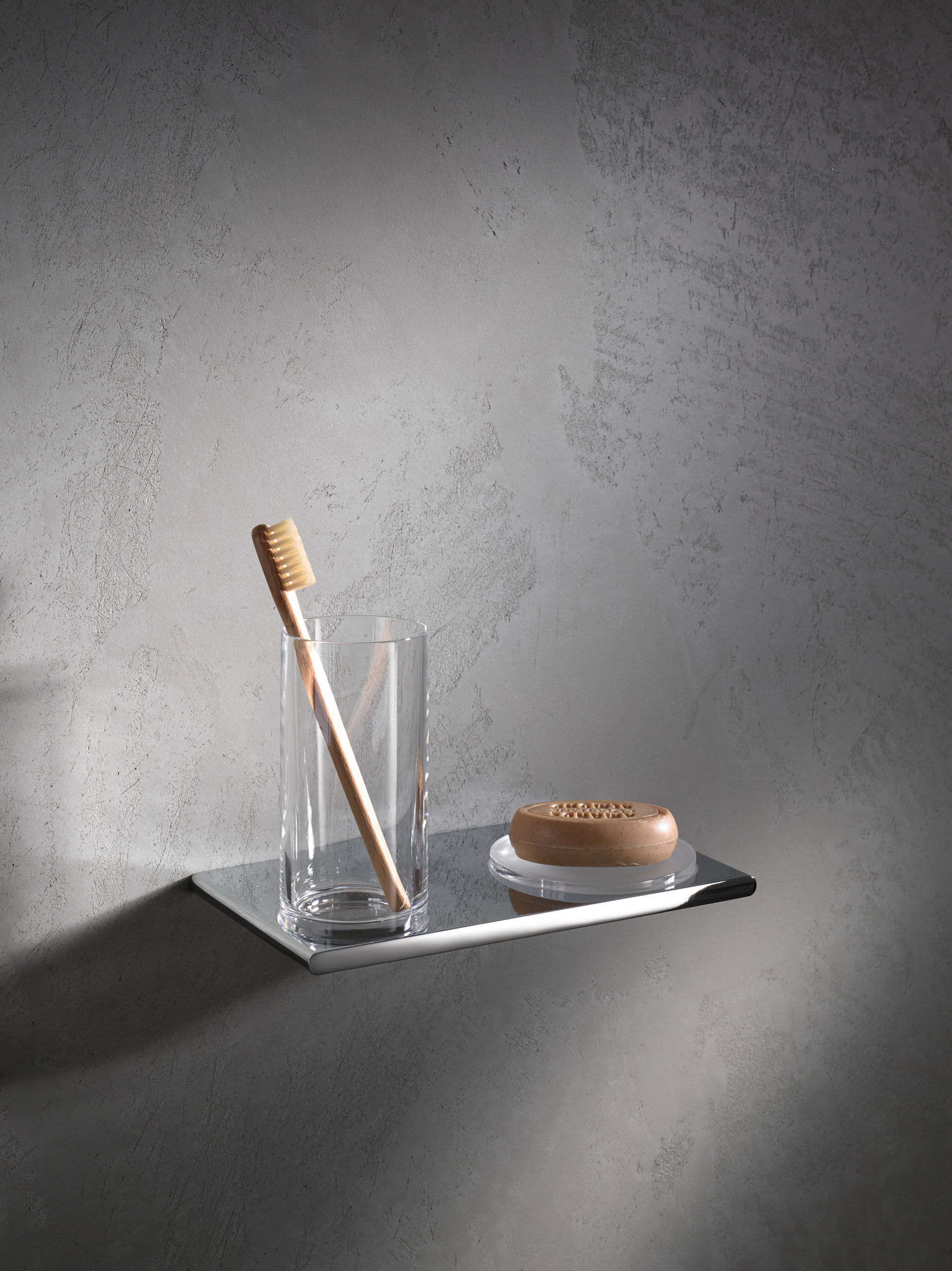 Keuco Edition 400 support double 11556019000 chromé, pour verre et porte-savon