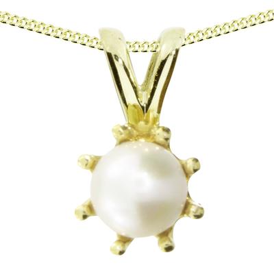 Kette mit Anhänger OSTSEE-SCHMUCK "Ostsee-Schmuck Kette mit Anhänger Ilke Kette mit Anhänger Ilke" Gr. 45, gold, Halsketten, Damen, 45cm, Gelbgold 333, L: 42