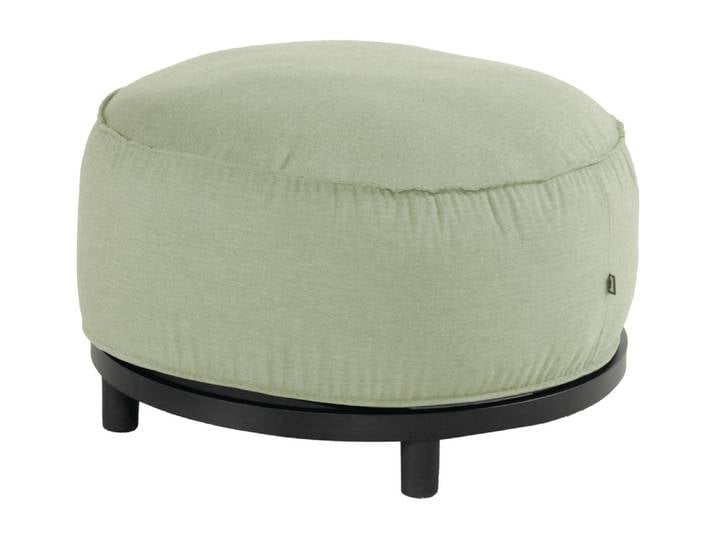 Outdoor Hocker, Aluminium & Outdoor-Gewebe, Grün 81×81×48 cm, Modern, Hartman