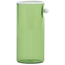 Zafferano Highball-Gläser-Set (4-teilig), Grüne Auster Kollektion, mundgeblasenes Borosilikatglas mit weißen Perlmutt-Details, edler Stil.
