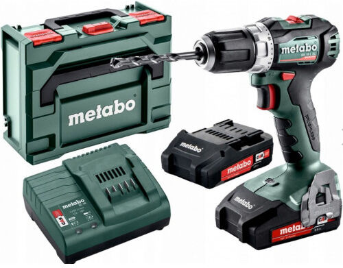Metabo BS 18 L BL Perceuse-visseuse sans fil (18V/2x2,0Ah) MetaBox 602326500
