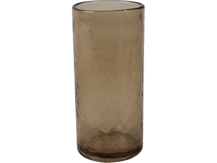 Windlicht Fancy Woodland braun Glas D 8 cm H 16.5 cm - Windlicht