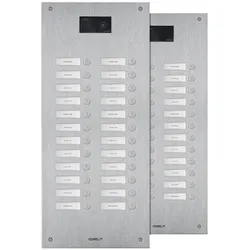 Comelit IX0224U Frontplatte Steel-Switch, 24 Tasten, 2-reihig, V4A