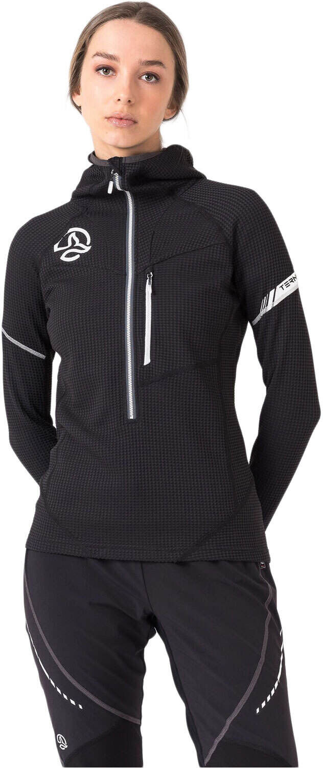 Ternua rapid top forro polar mujer Negro (L)