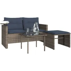 vidaXL, Gartenlounge, Gartensofa-Set