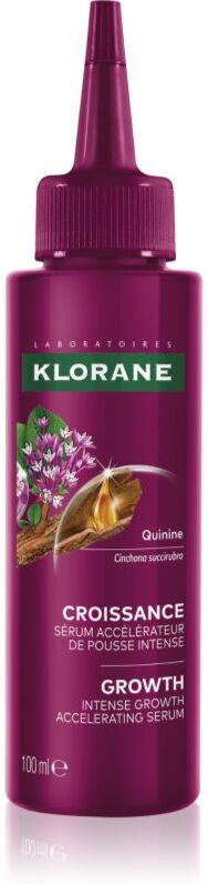 Klorane Quinine Growth Accelerating Serum sérum sans rinçage pour stimuler la repousse des cheveux et renforcer les racines 100 ml