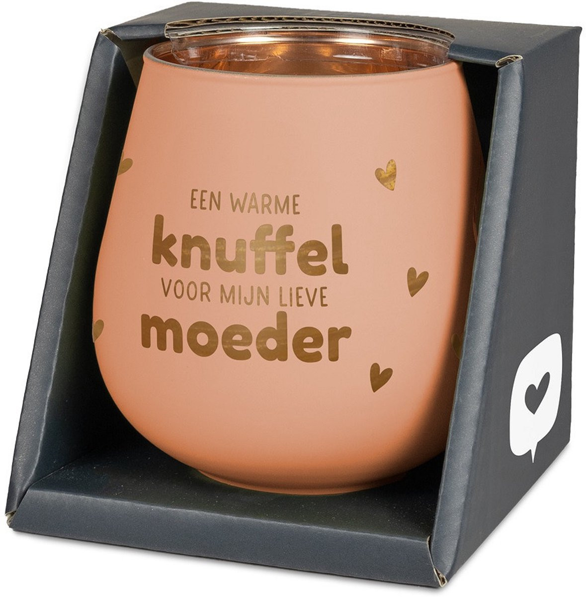 Glazen sfeerlichthouder voor tealights