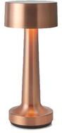 HomeDecorAndMore LLC Illuminate Your Space LED Bar Rechargeable Table Lamp Cordless, Dimmable Light For Any Setting Rose Gold