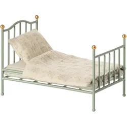 Maileg - Vintage Einzelbett, Maus - Mint
