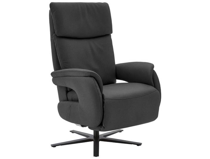 Dieter Knoll Relaxsessel, Dunkelgrau, Metall, 70x117x85 cm, Fussart wählbar, Lederauswahl, Stoffauswahl, Liegefunktion, Wohnzimmer, Sessel, Relaxsessel