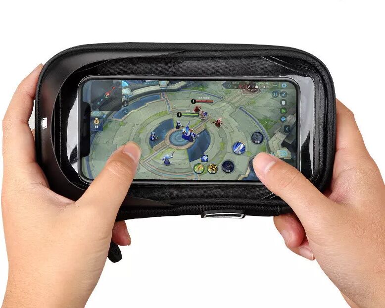 INF Étui mobile / support mobile pour vélo étanche Noir