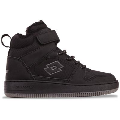 Sneaker LOTTO, Kinder, Gr. 27, schwarz, Synthetik, Textil, Schuhe Sneaker, - mit kuschelig-warmem Teddyfutter