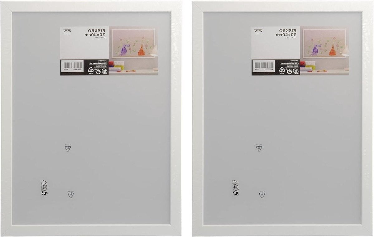 IKEA Fotolijsten Set Wit - Wandlijsten voor Muurdecoratie - 30x40 cm