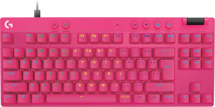 Logitech G PRO X TKL Rapid, Magenta - US INTL