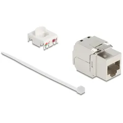 Delock Keystonemodul RJ45 Buchse zu LSA Cat.8.1 STP Werkzfr.