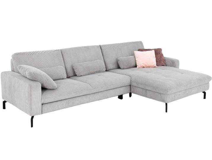 Systempolster Ecksofa 20110 Cord Grau
