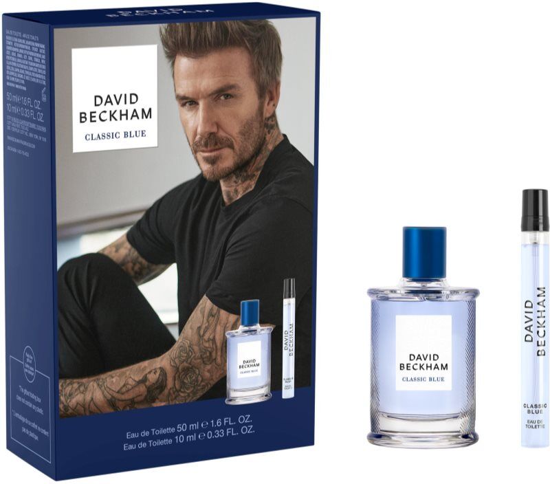 David Beckham Classic Blue coffret cadeau pour homme