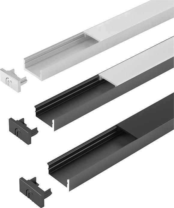 Format LED ChannelLine D klar L=3000mm Profil 10er Set *H5566216*