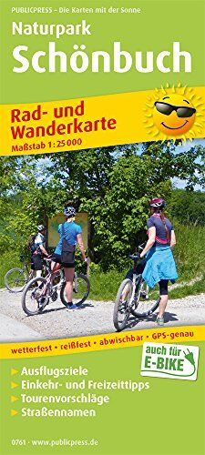 Naturpark Schönbuch: Rad- und Wanderkarte mit Ausflugszielen, Einkehr- & Freizeittipps, Tourenvorschlägen, Straßennamen, wetterfest, reißfest, ... 1:25000 (Rad- und Wanderkarte / RuWK) - Preis vom 11.10.2026 15:43:13 h