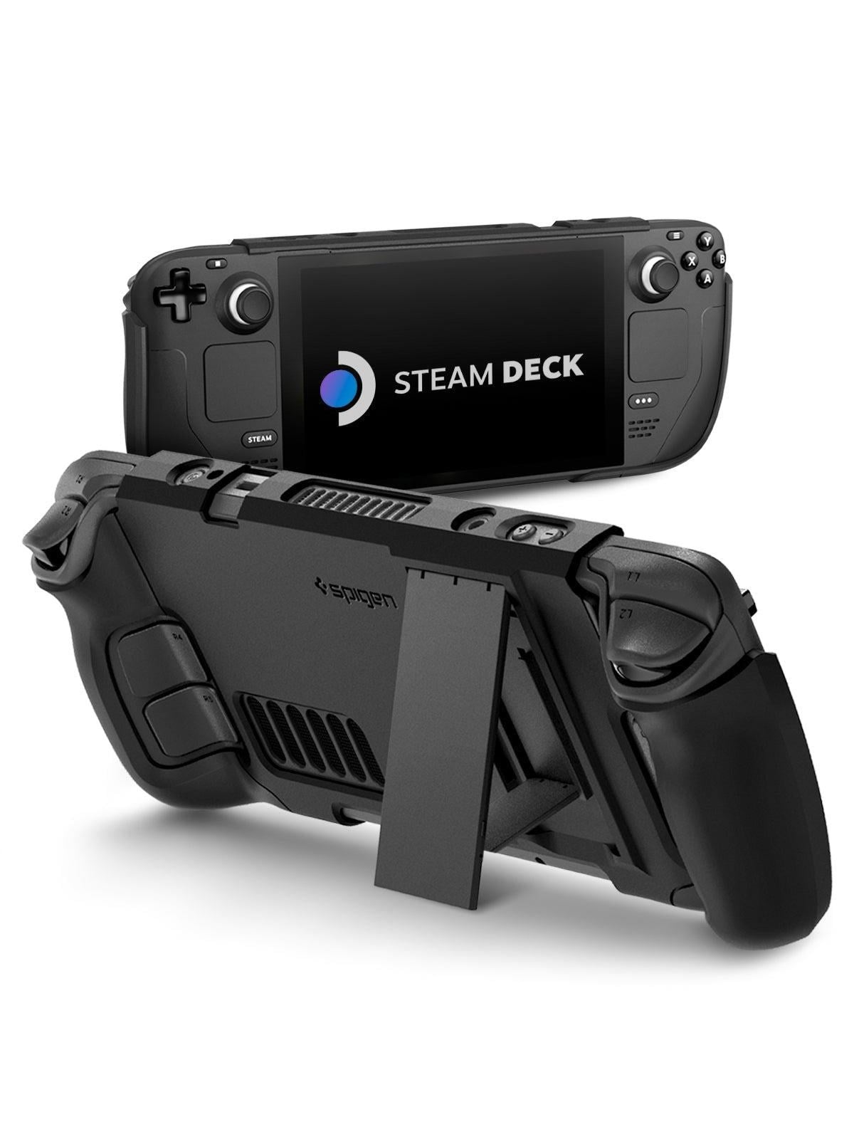 Spigen Thin Fit with Kick Stand - black - Steam Deck - Miscellaneous Zubehör für Spielkonsole - Steam Deck