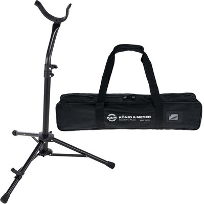 K&M 144/1 Baritone Sax Stand Set Schwarz