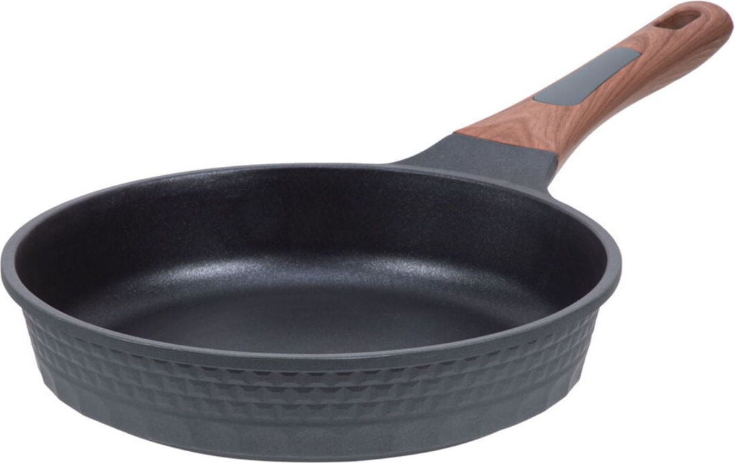 Resto Kitchenware Capella universele ronde pan, zwart, aluminium met hout