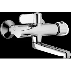 HANSA HANSATEMPRA Waschtischarmatur, Wandmontage, Ausladung 245 mm, chrom, 08382212
