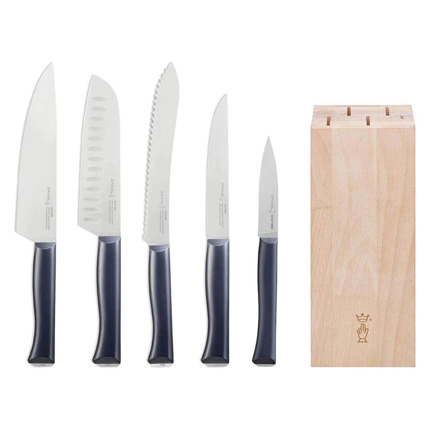 Opinel INTEMPORA Messerblock & Messer-Set, 5-teilig (2404)