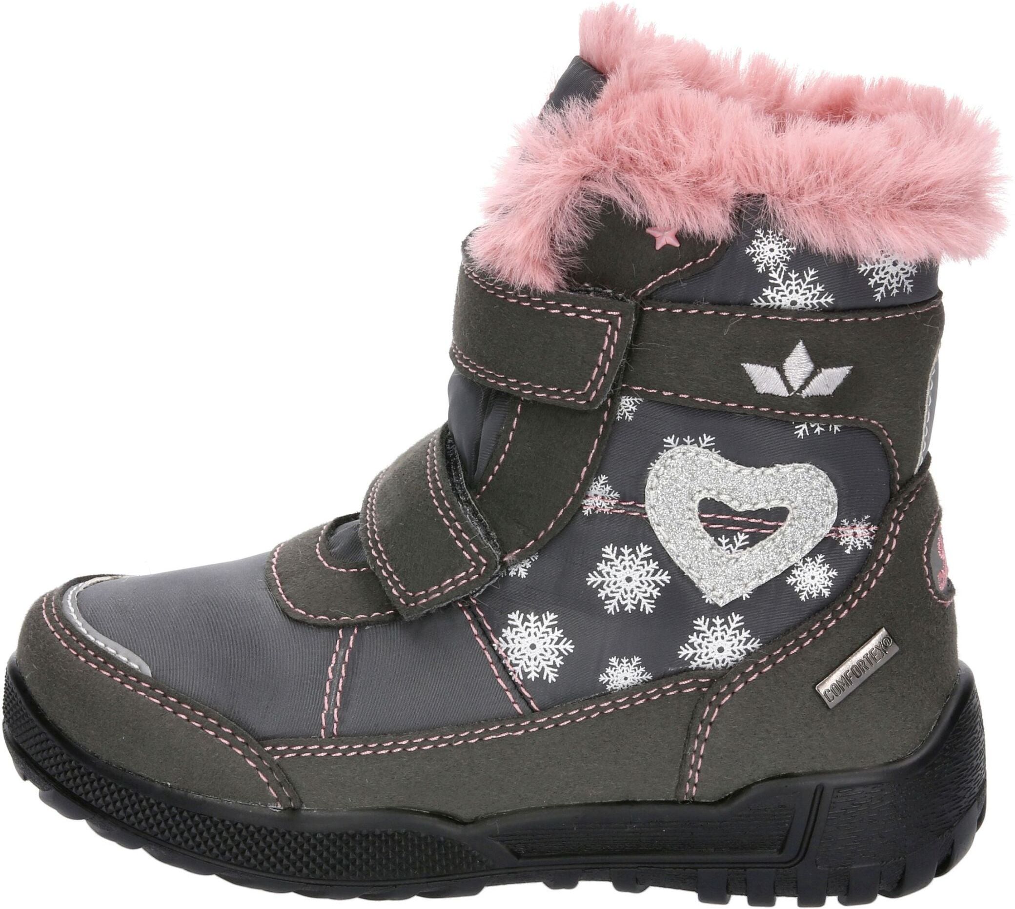 Winterstiefel LICO "Winterboot Antonia V", Mädchen, Gr. 34, grau, Synthetik, Schuhe Winterstiefel grau 34