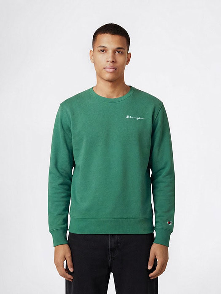 Champion Sweatshirt in Grün - S