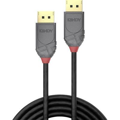 LINDY DisplayPort Anschlusskabel DisplayPort Stecker, DisplayPort Stecker 3.00 m Schwarz 36483 DisplayPort-Kabel