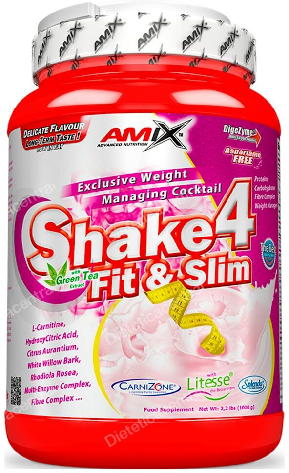Amix shake 4 fit & slim 1 kg fresa