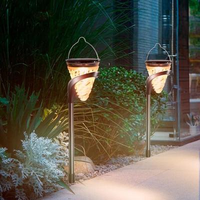 Everyday Crate Solar Cone Garden Light Outdoor Wall & Lawn LED Lamp Solar Cone Garden Light Outdoor Wall & Lawn LED Lamp
